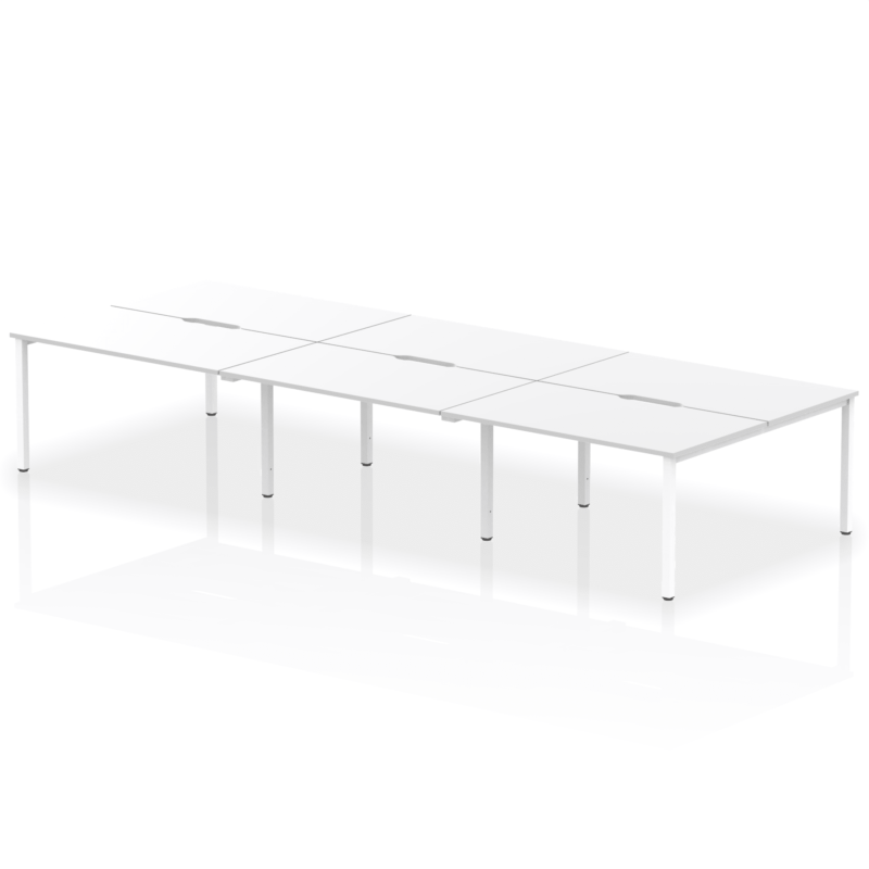 Evolve Plus B2B Bench Desk - 6 Person - Image 24