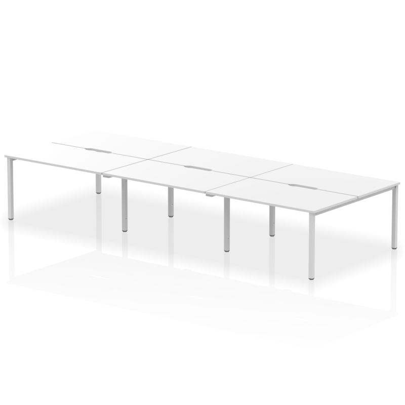 Evolve Plus B2B Bench Desk - 6 Person - Image 23
