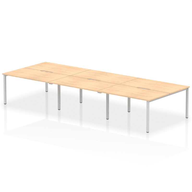 Evolve Plus B2B Bench Desk - 6 Person - Image 17