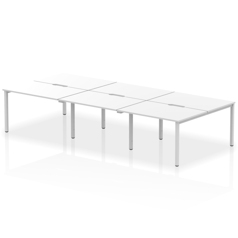 Evolve Plus B2B Bench Desk - 6 Person - Image 11