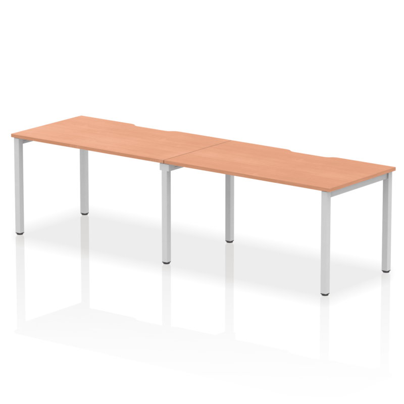 Evolve Plus Single Row Bench Desk - 2 Person - Image 14