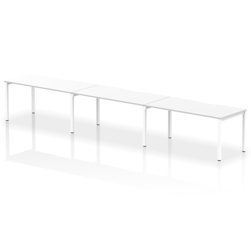 Evolve Plus Single Row Bench Desk - 3 Person - Image 36