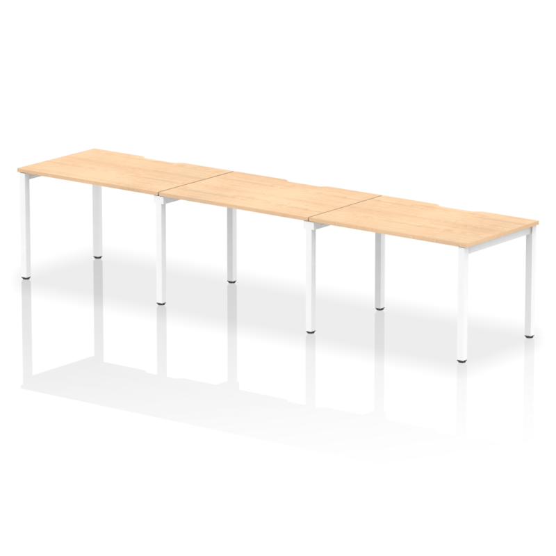 Evolve Plus Single Row Bench Desk - 3 Person - Image 6