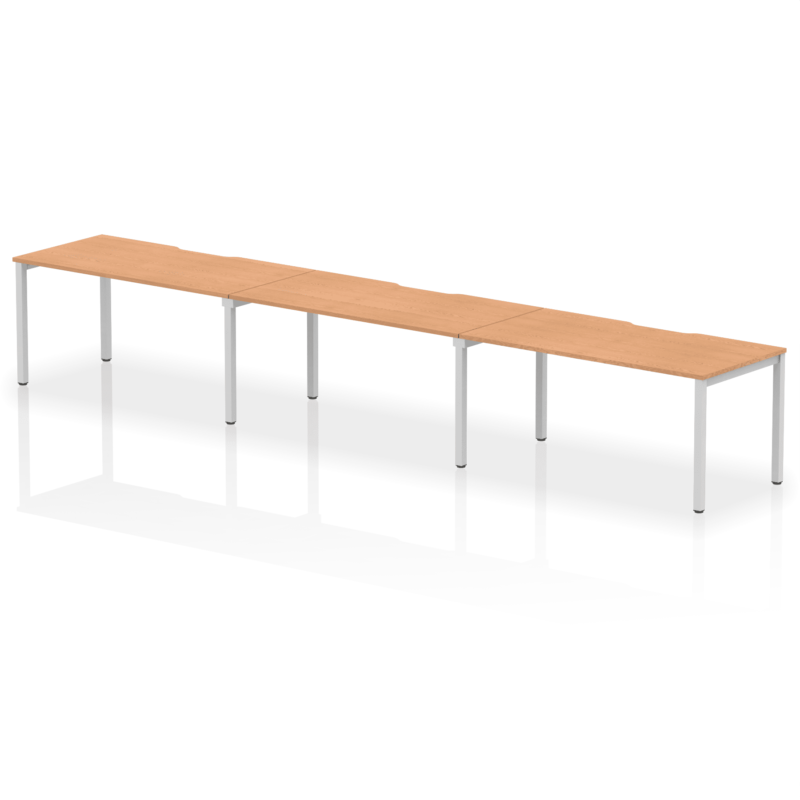 Evolve Plus Single Row Bench Desk - 3 Person - Image 31