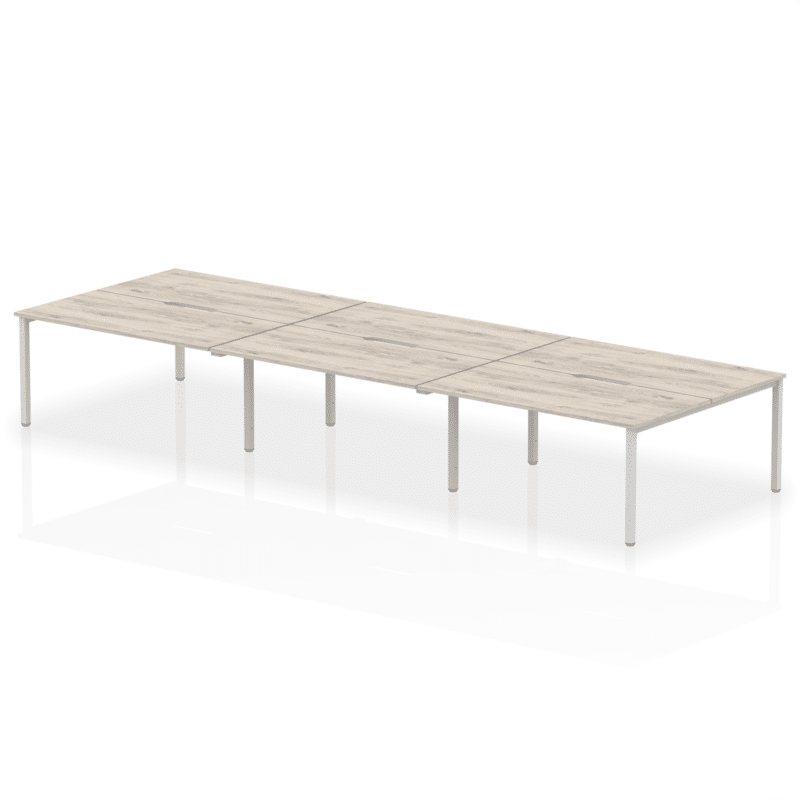 Evolve Plus B2B Bench Desk - 6 Person - Image 27