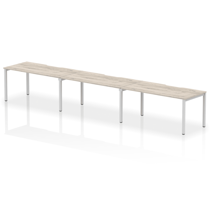 Evolve Plus Single Row Bench Desk - 3 Person - Image 27