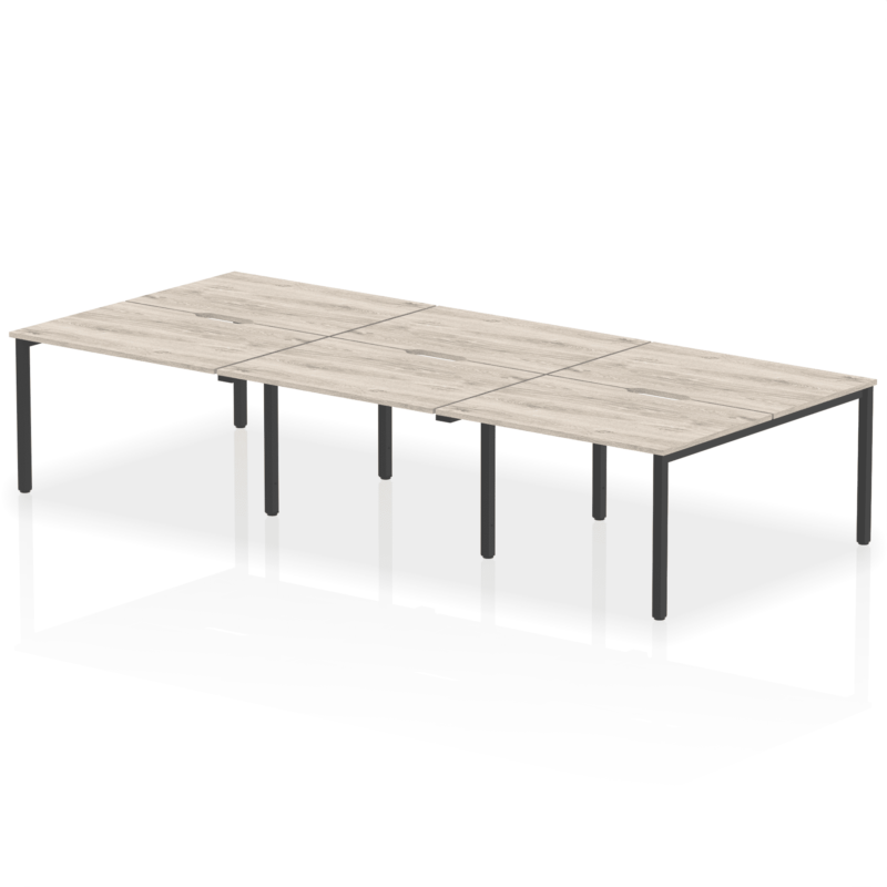 Evolve Plus B2B Bench Desk - 6 Person - Image 38