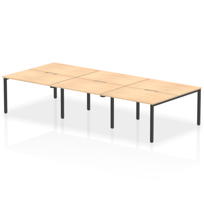 Evolve Plus B2B Bench Desk - 6 Person - Image 39