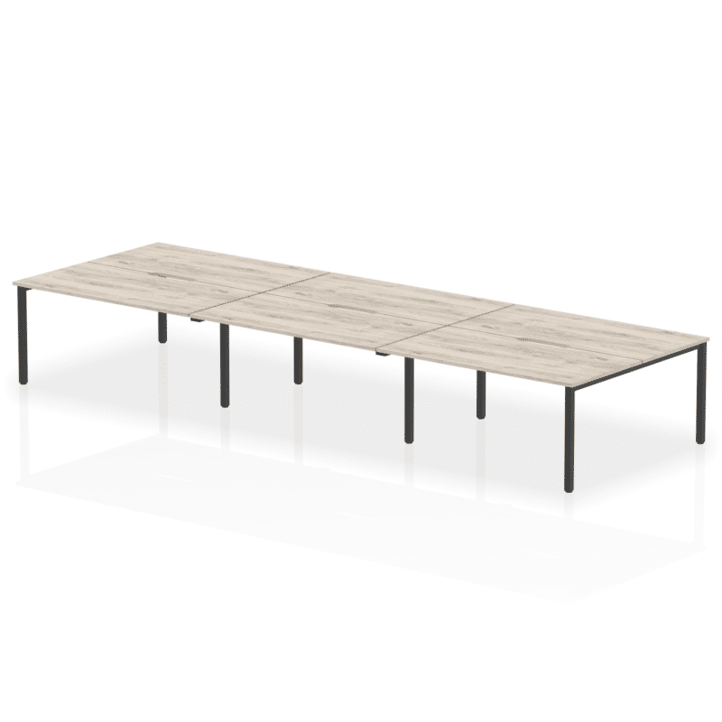Evolve Plus B2B Bench Desk - 6 Person - Image 50