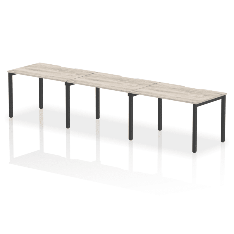 Evolve Plus Single Row Bench Desk - 3 Person - Image 38