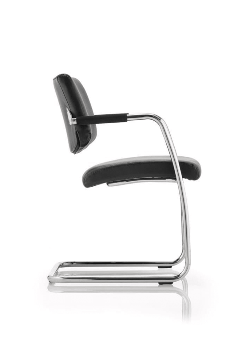 Havanna Medium Back Cantilever Visitor Chair with Arms - Image 2