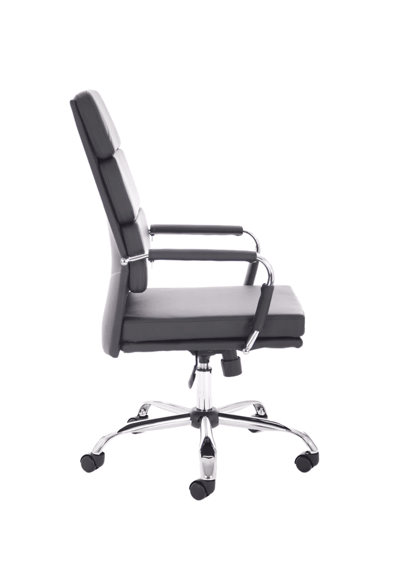 Advocate Medium Back Bonded Leather Executive Office Chair with Arms - Image 2