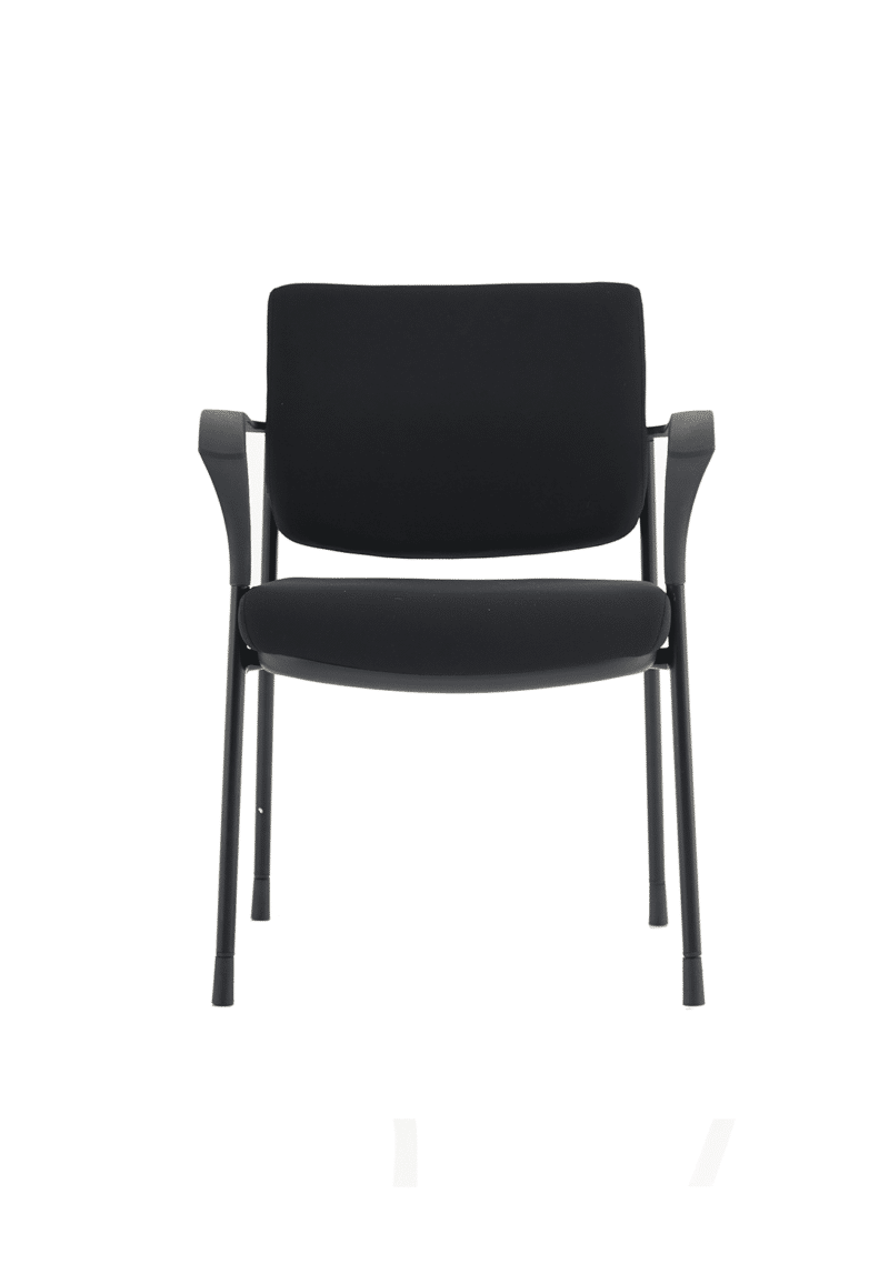 Brunswick Deluxe Medium Back Stacking Visitor Office Chair with Arms - Image 9