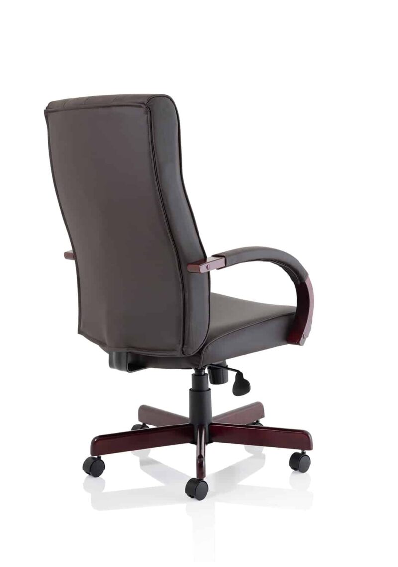 Chesterfield High Back Leather Executive Office Chair with Arms - Image 25