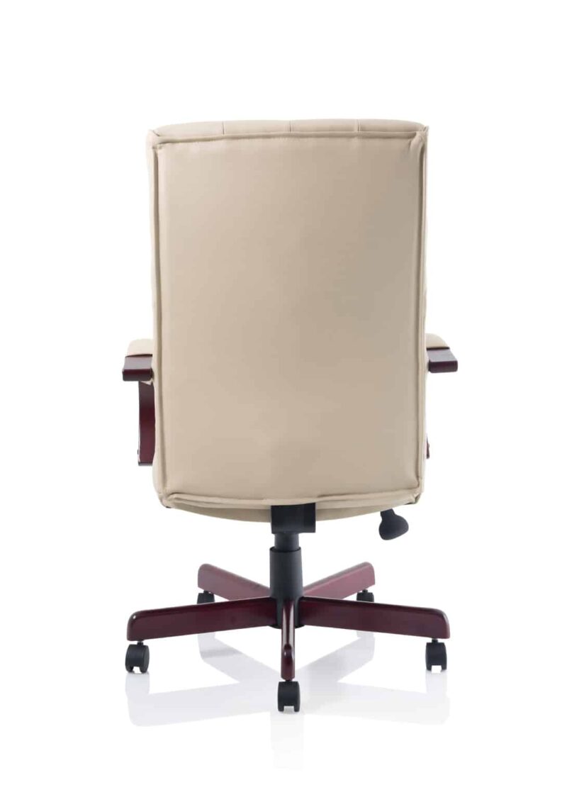 Chesterfield High Back Leather Executive Office Chair with Arms - Image 35