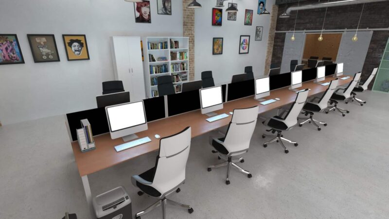 Xenon Medium Back Executive Office Chair with Arms - Image 19