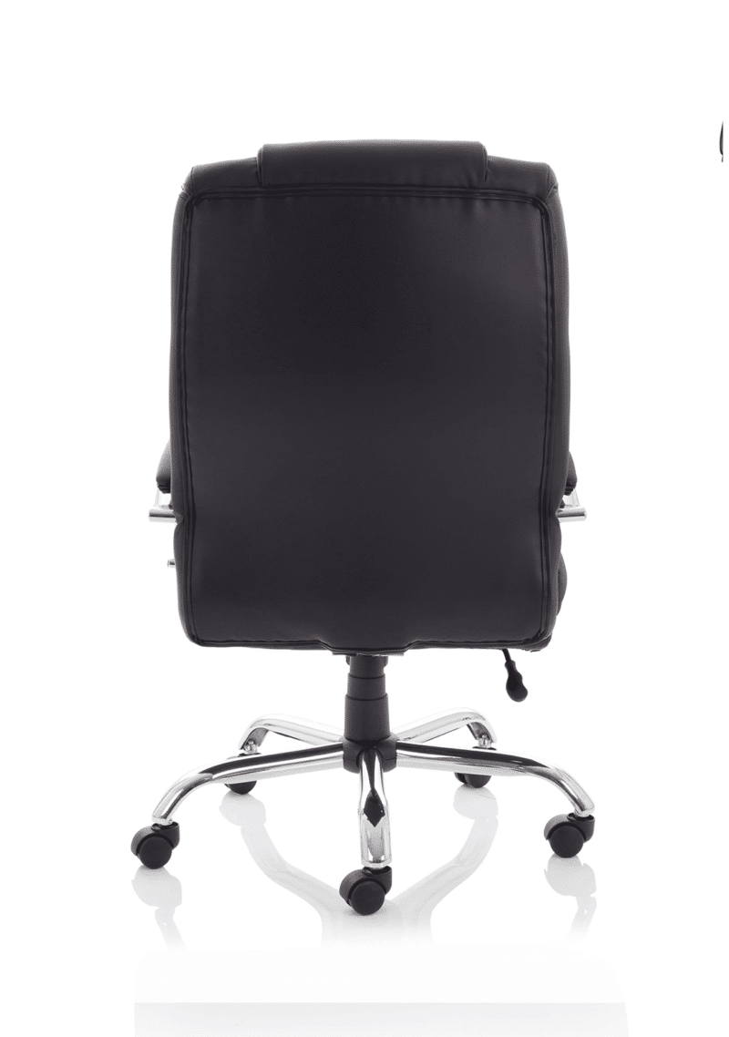Texas High Back Heavy Duty Executive Black Leather Office Chair with Arms - Image 3