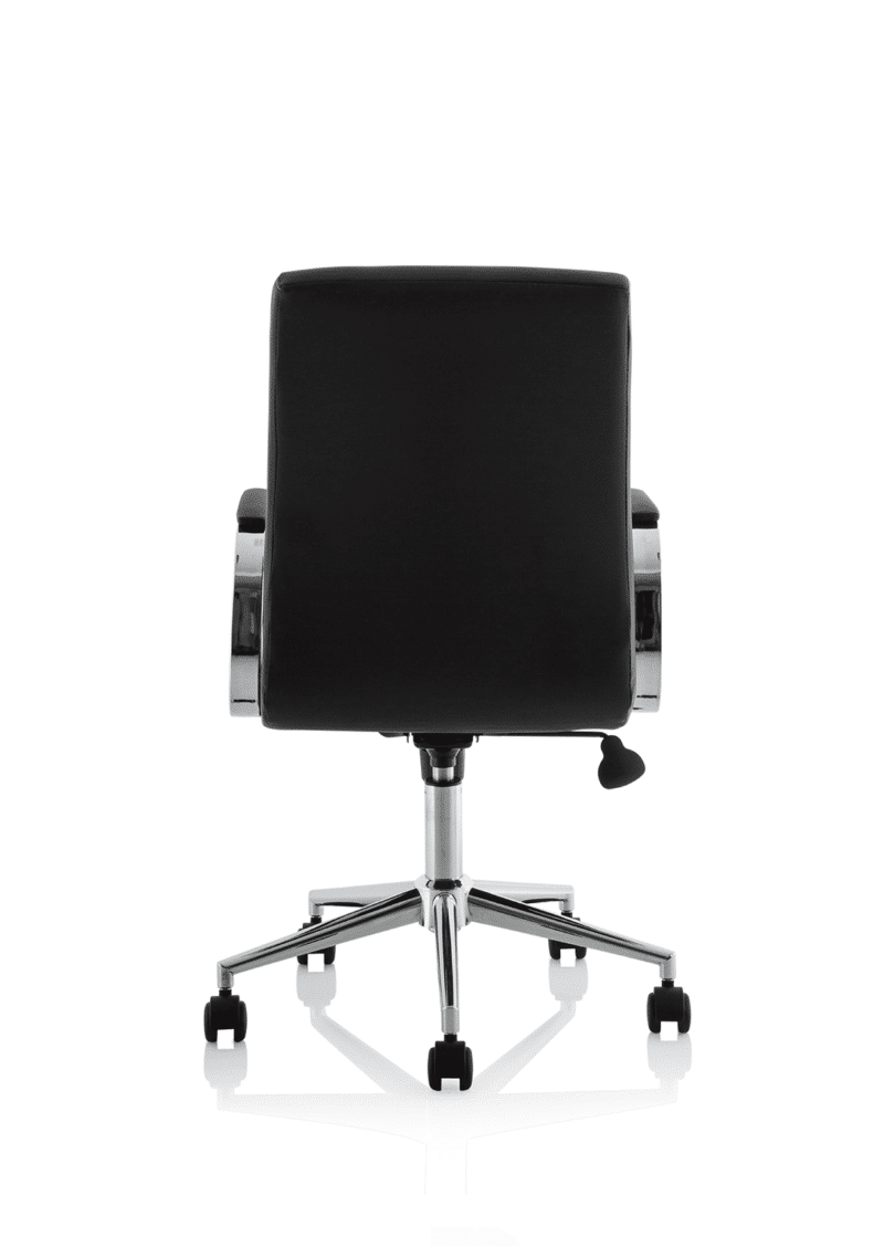 Ezra Medium Back Leather Executive Office Chair with Arms - Image 6