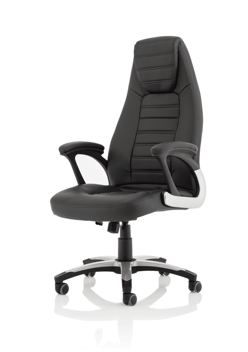 Metropolis High Back Black Leather Executive Office Chair - Image 3