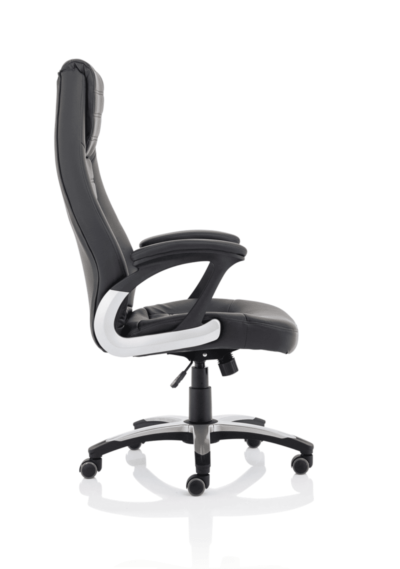 Metropolis High Back Black Leather Executive Office Chair - Image 8