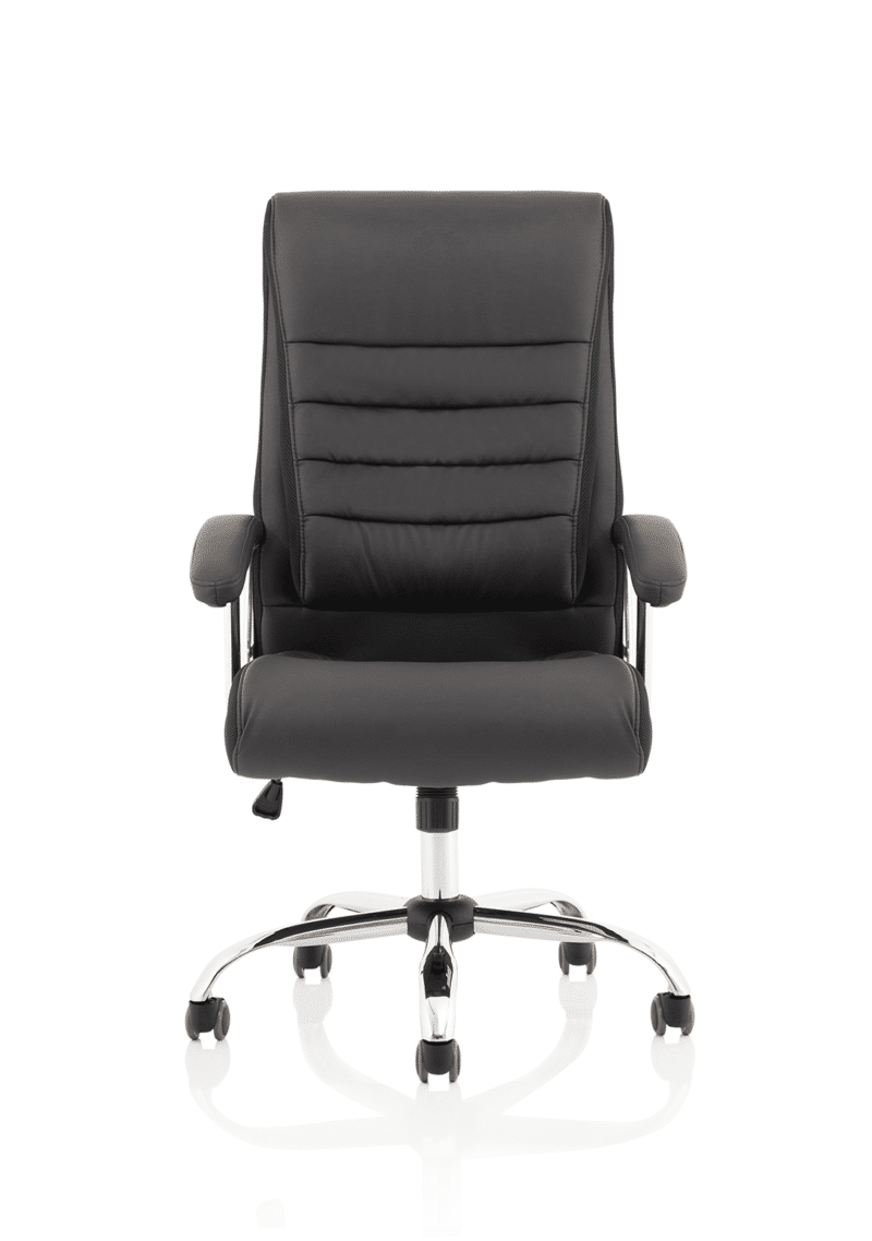 Dallas High Back Black Leather Executive Office Chair with Arms - Image 2