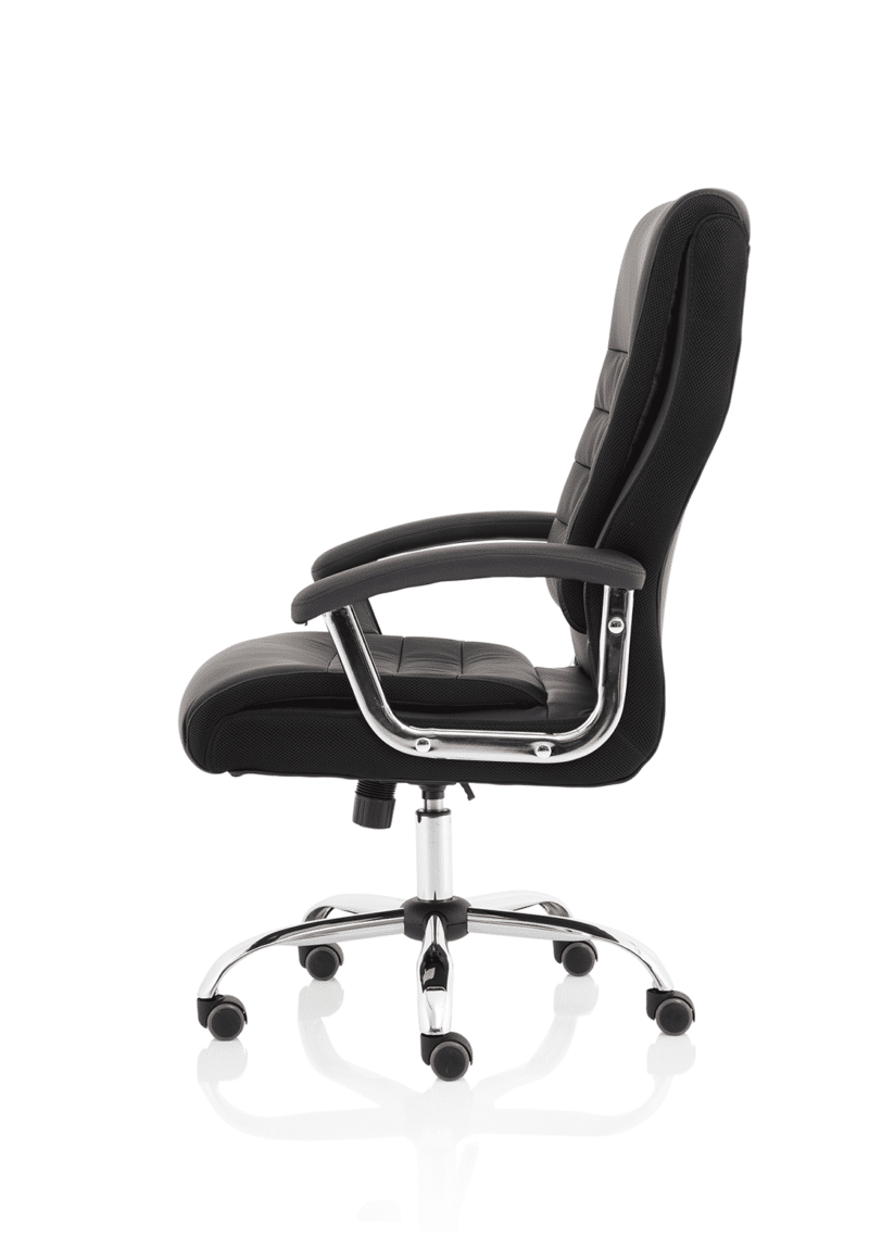 Dallas High Back Black Leather Executive Office Chair with Arms - Image 4