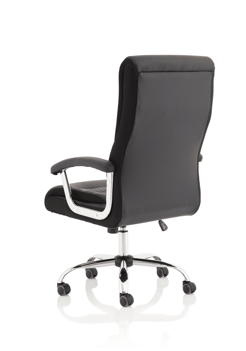 Dallas High Back Black Leather Executive Office Chair with Arms - Image 5