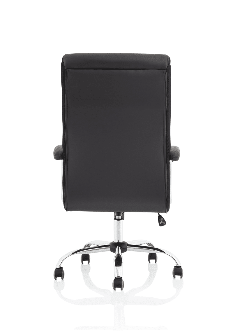 Dallas High Back Black Leather Executive Office Chair with Arms - Image 6