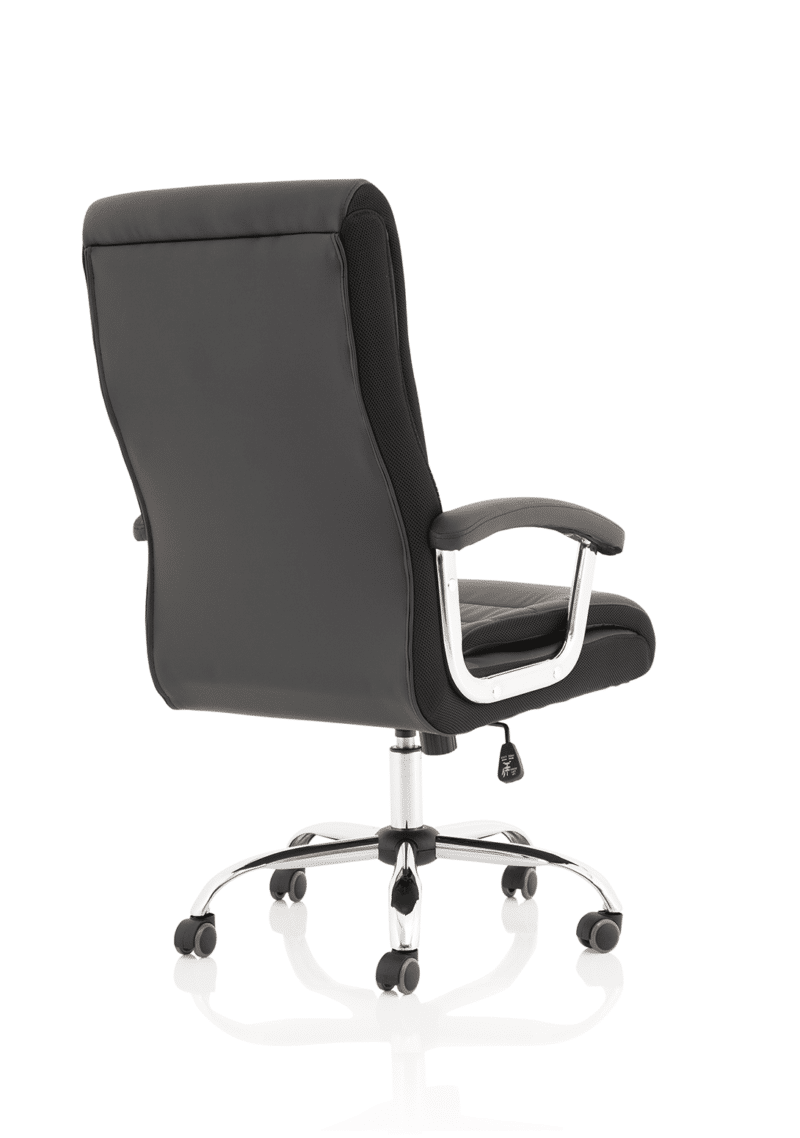 Dallas High Back Black Leather Executive Office Chair with Arms - Image 7