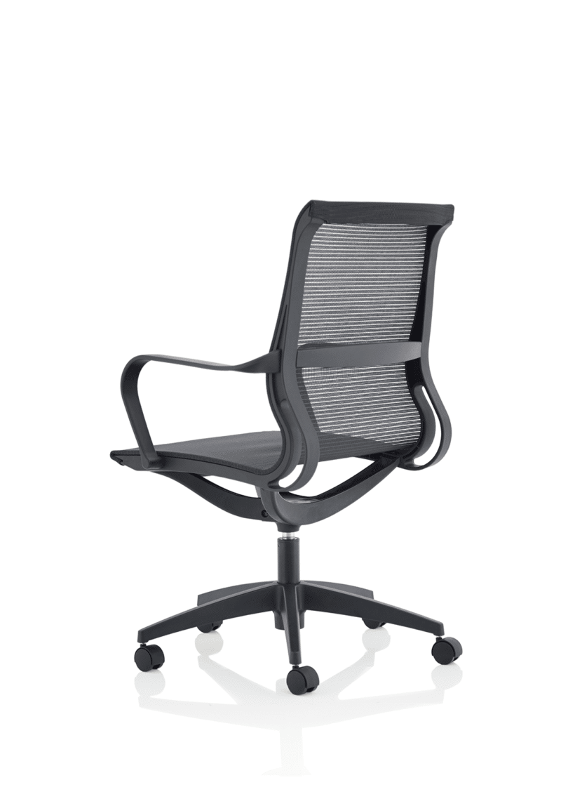 Lula Medium Mesh Back Executive Office Chair with Arms - Image 5