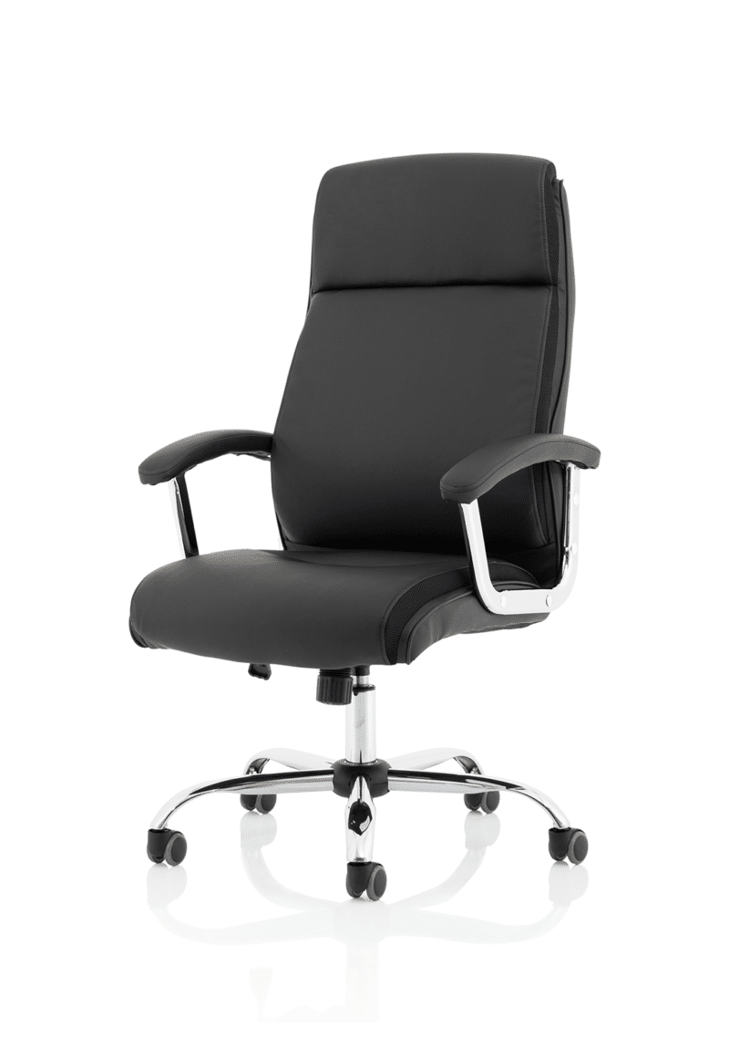 Hatley High Back Black Leather Executive Office Chair with Arms - Image 3