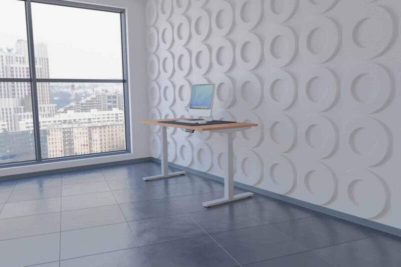 Air Height Adjustable Desk With Cable Ports - Image 30