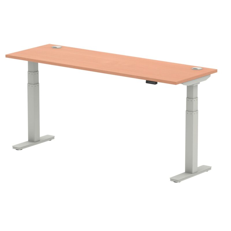OE - Air Height Adjustable Slimline Desk With Cable Ports - Image 5