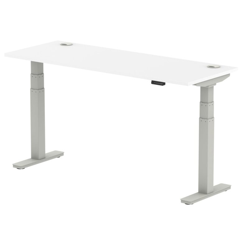 OE - Air Height Adjustable Slimline Desk With Cable Ports - Image 12