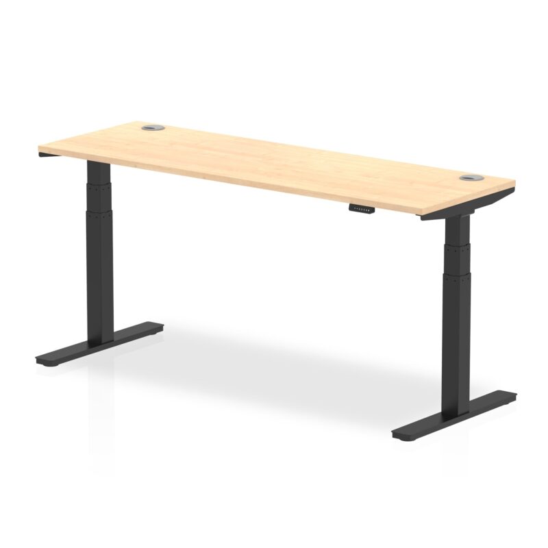 OE - Air Height Adjustable Slimline Desk With Cable Ports - Image 64
