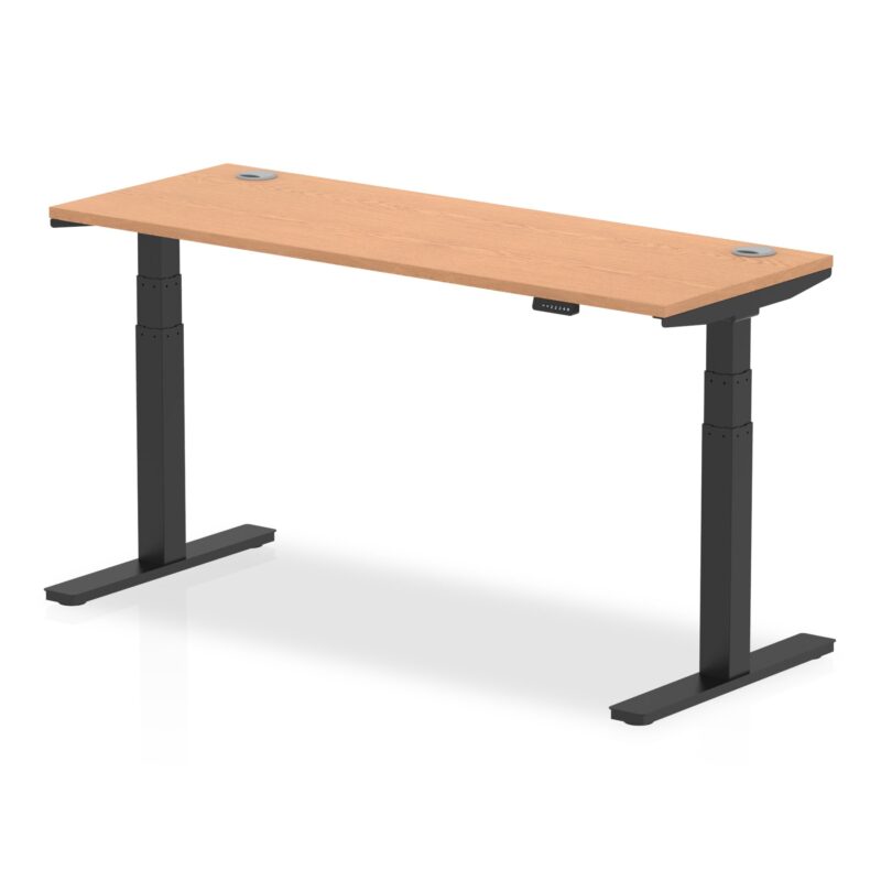OE - Air Height Adjustable Slimline Desk With Cable Ports - Image 67