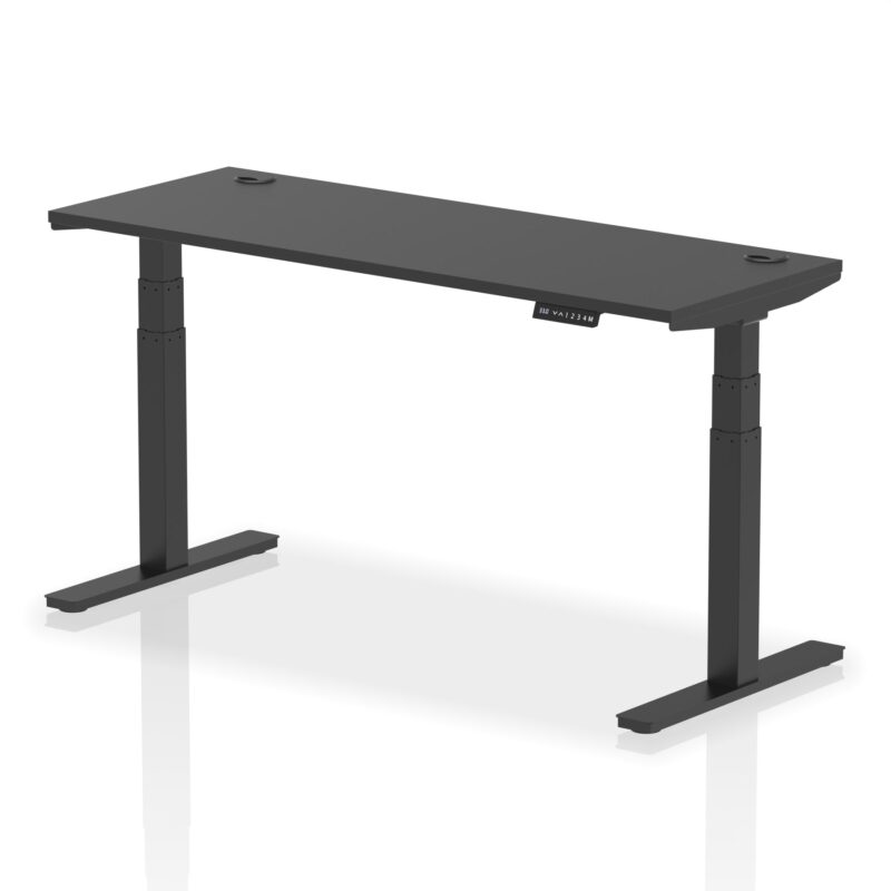 OE - Air Height Adjustable Slimline Desk With Cable Ports - Image 79