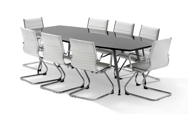 High Gloss Writable Boardroom Table - Image 2