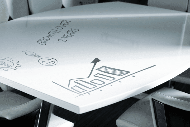 High Gloss Writable Boardroom Table - Image 12