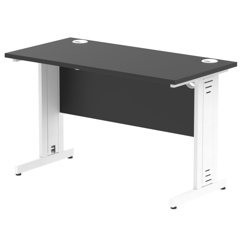 Impulse 1200mm Slimline Desk Cable Managed Leg - Image 14