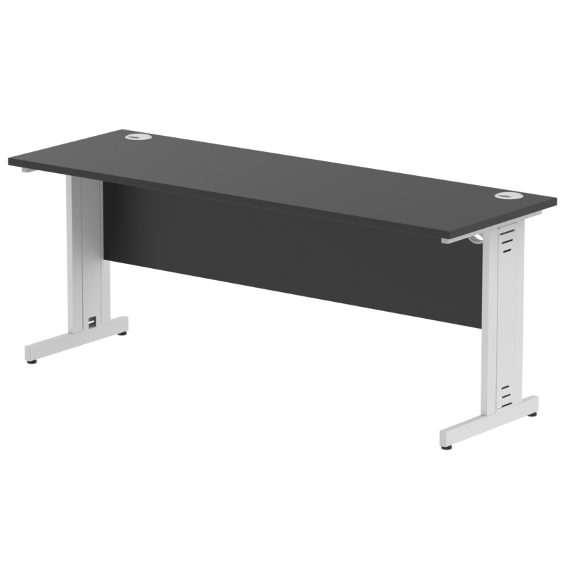 Impulse 1800mm Slimline Desk Cable Managed Leg - Image 13