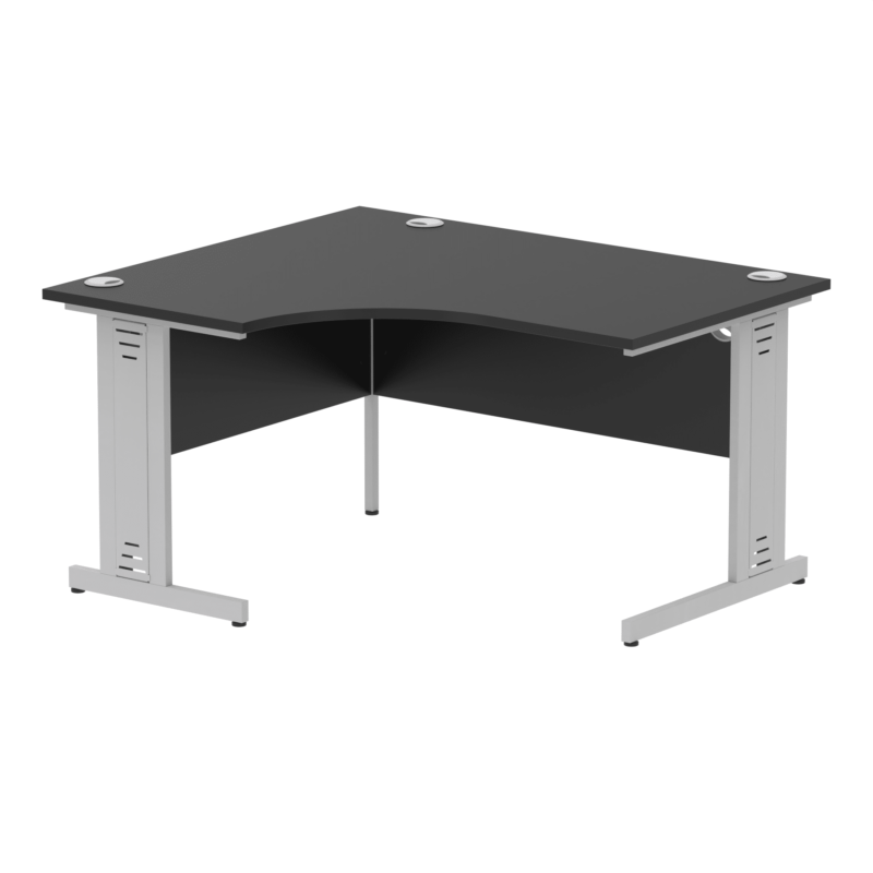 Impulse 1400mm Left Crescent Desk Cable Managed Leg - Image 20
