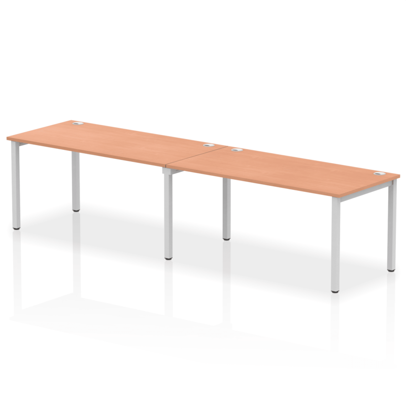 Impulse Single Row Bench Desk - 2 Person - Image 36