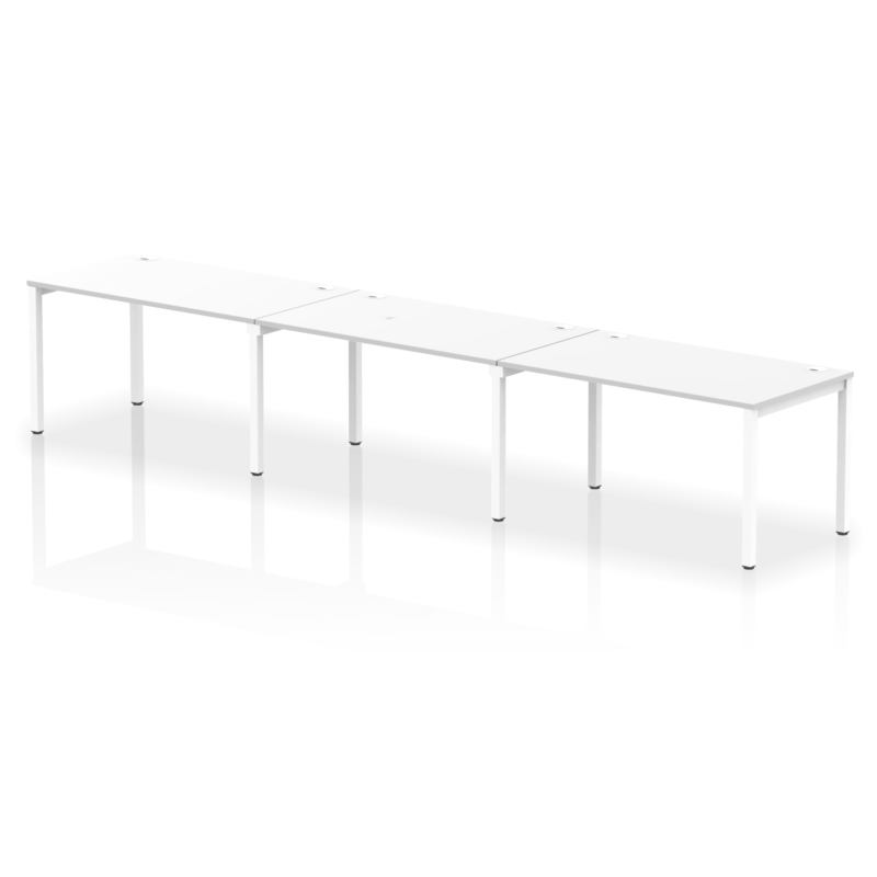 Impulse Single Row Bench Desk - 3 Person - Image 24
