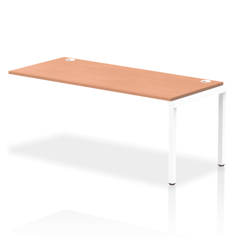 Impulse Single Row Bench Desk Extension Kit - Image 37