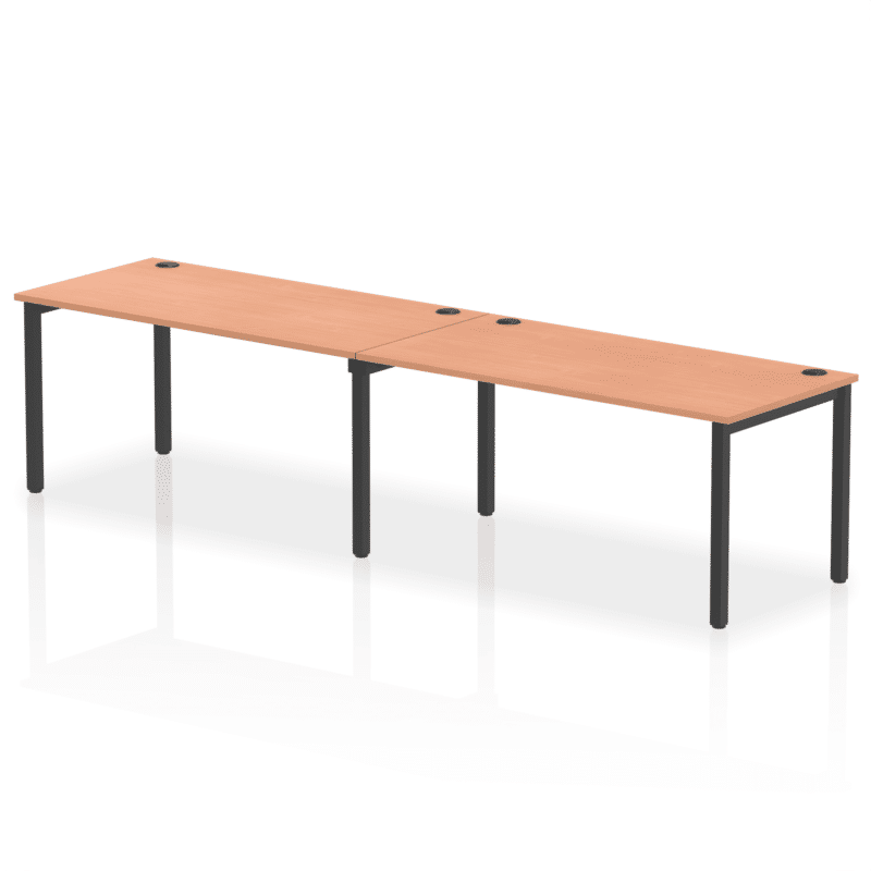 Impulse Single Row Bench Desk - 2 Person - Image 78