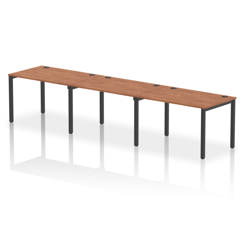 Impulse Single Row Bench Desk - 3 Person - Image 57