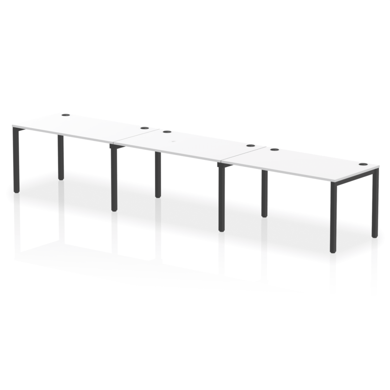 Impulse Single Row Bench Desk - 3 Person - Image 65