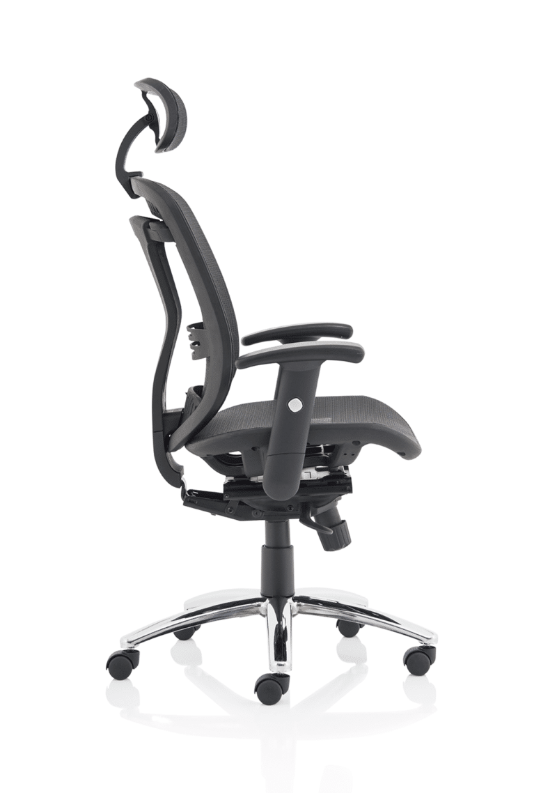 Mirage II Mesh Back Task Operator Office Chair with Height Adjustable Arms - Image 8