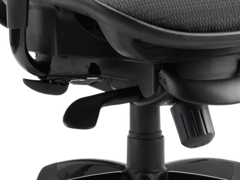Stealth Shadow High Mesh Back Ergonomic Posture Chair with Arms - Image 16